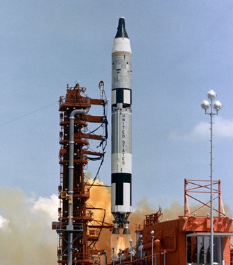 First Unmanned Test Flight of the Gemini Spacecraft