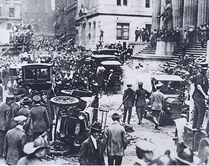 Bomb Explodes on Wall Street, New York Killing 38 People - September 15, 1920